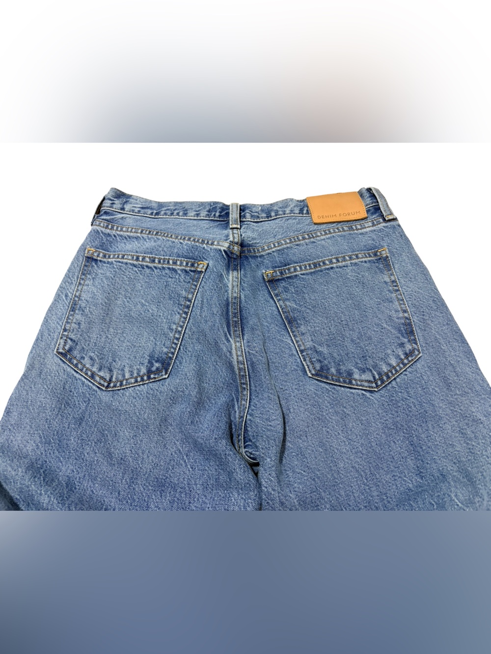 Denim Forum The ’90s Vintage Mid-Rise Wide Jeans 26 - Picture 5 of 9